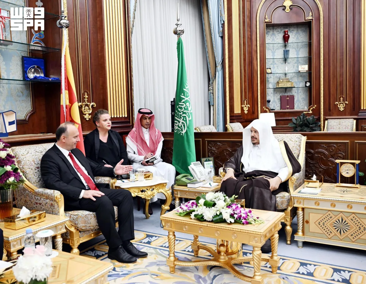 Şura Meclisi Başkanı ile Kuzey Makedonya Meclis Başkanı Riyad’da resmi görüşme yaptı