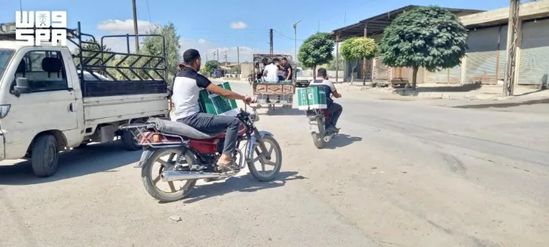 هزار خانواده نیازمند در ریف دمشق بسته غذایی مرکز ملک سلمان دریافت کردند