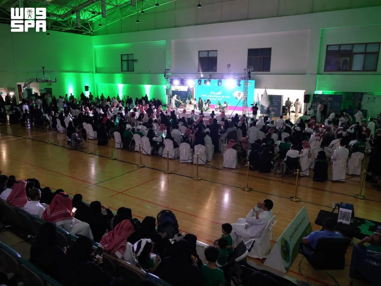 جمعية "حركية" ونادي ذوي الإعاقة يحتفلان باليوم الوطني في الرياض