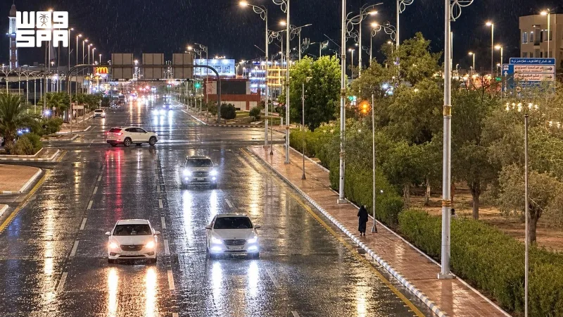 Moderate Showers in Turaif and Surroundings