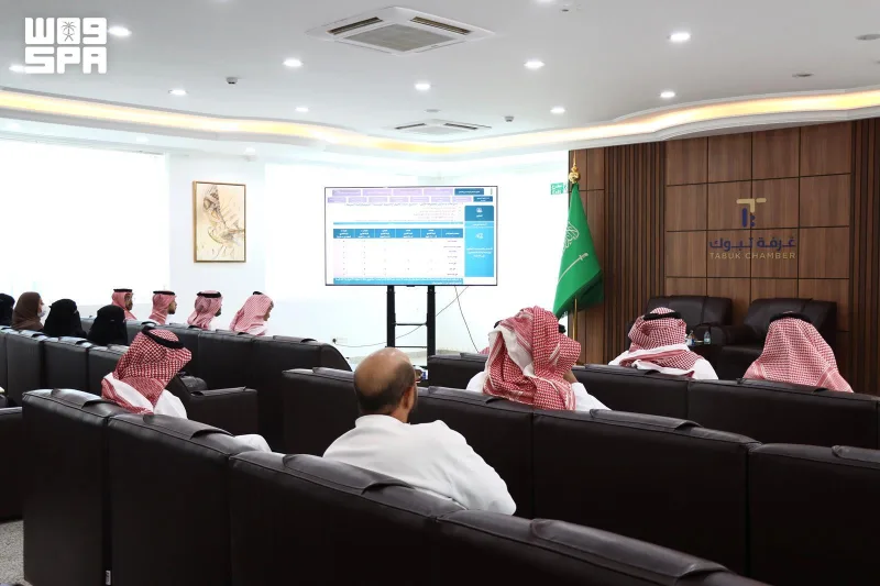 لقاء في غرفة تبوك يشرح للمقاولين خطوات الحصول على شهادة الاعتماد