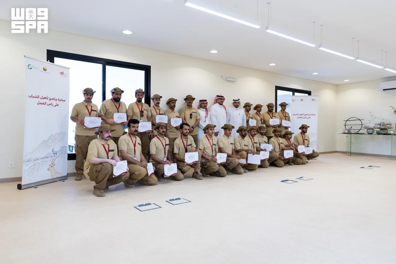61 جوّالًا في محمية الملك عبدالعزيز الملكية يتلقون تدريبًا ميدانيًا بالشراكة مع "الوليد للإنسانية"