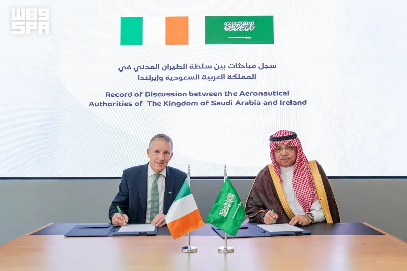 GACA and Irish Aviation Authority Sign Record on Air Transport Services