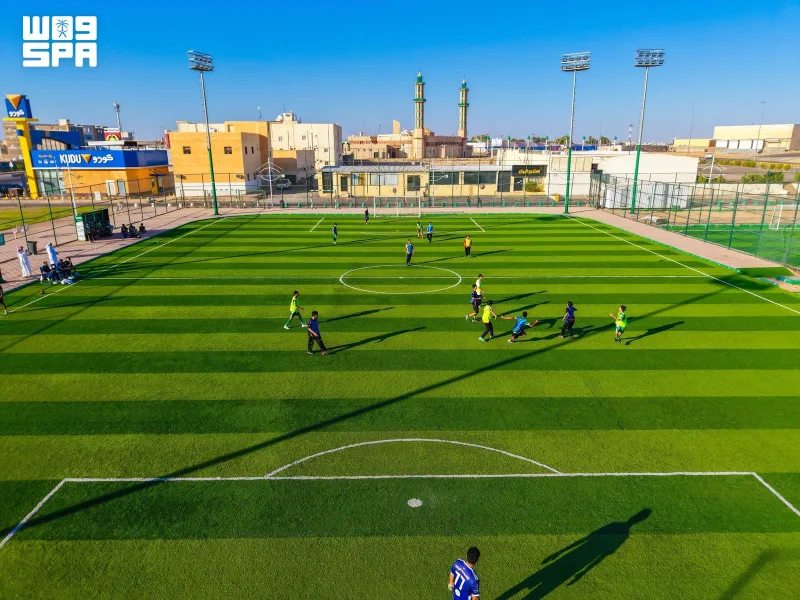Turaif's football pitches become a breeding ground for young talent