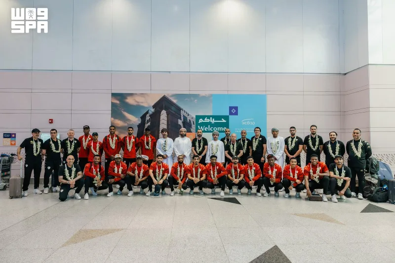 Oman Squad Reaches Jeddah for the Gulf Cup