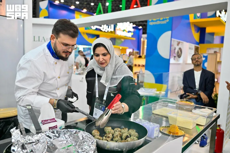 "Saudi Food 2026"da Suudi ve İtalyan lezzetlerini buluşturan canlı yemek gösterisi