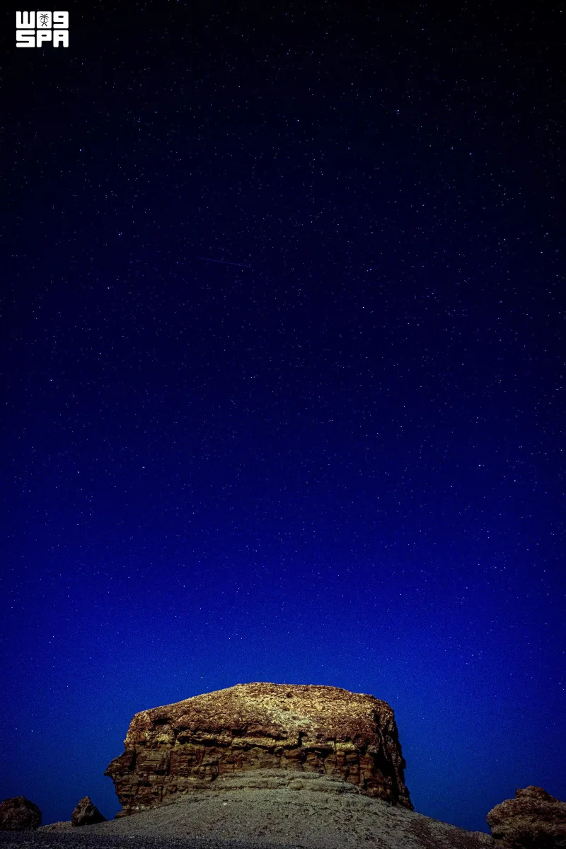 Ursa Major and Capricornus grace summer nights over the Northern Borders