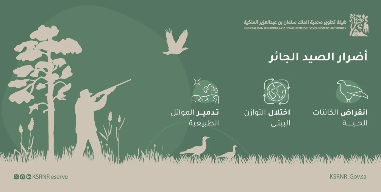 شکار در محدوده منطقه حفاظتشده سلطنتی ملک سلمان ممنوع است؛ هشدار به متخلفان