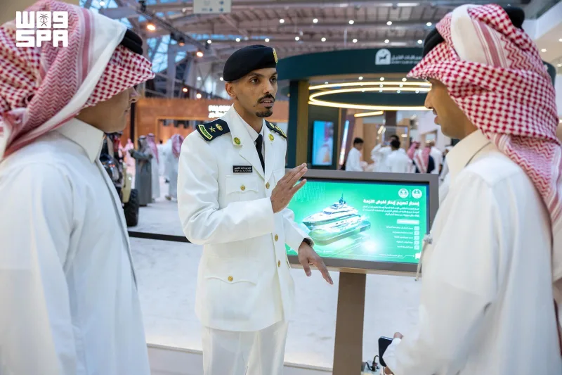 Border Guard presents Zawil e-permit portal at Saudi falcons and hunting show