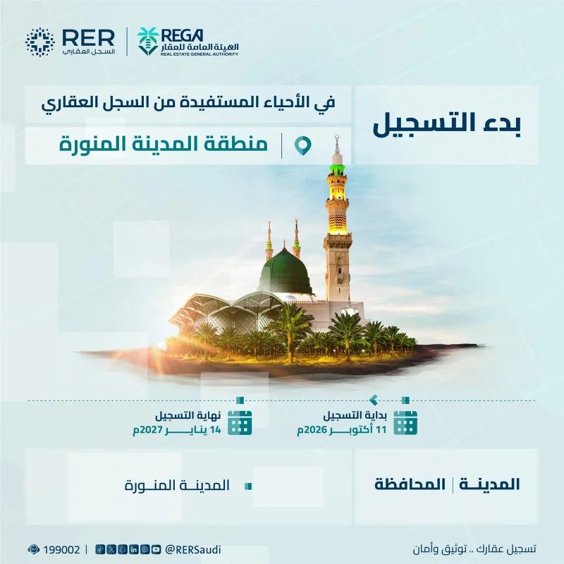 آغاز نخستین ثبت عینی ۳۸٬۶۰۷ قطعه ملک در مکه، تبوک، قصیم و مدینه