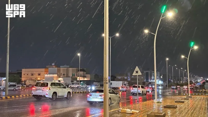 بارش باران سبک تا متوسط در طریف و حومه آن