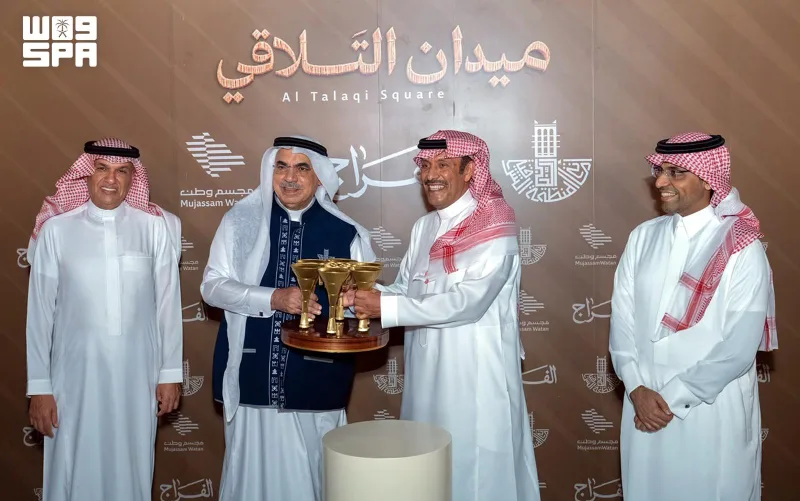 "ميدان التلاقي" في الخبر.. مجسم معماري تفاعلي يستلهم النخلة ومناطق المملكة الـ13