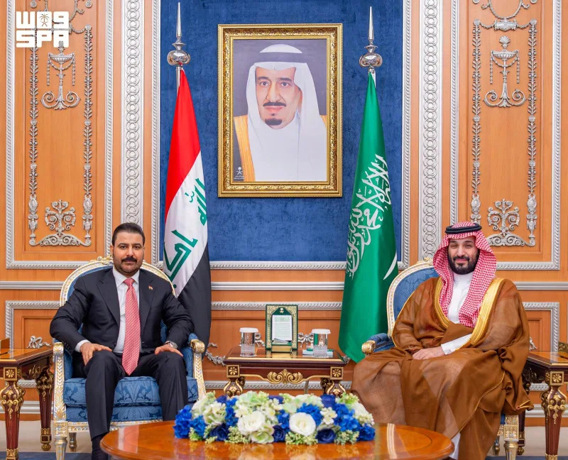 نخستوزیر عراق در دیدار با ولیعهد عربستان حمله به فرودگاه ملک خالد را محکوم کرد