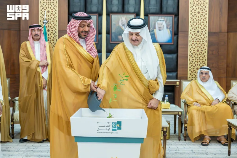 أمير الشرقية يطلق موسم التشجير 2026-2027 بهدف 55.3 مليون شجرة بحلول 2030