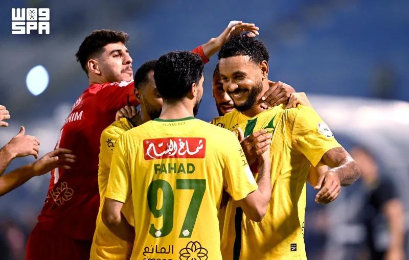 الخليج يتجاوز الفيحاء بثنائية نظيفة في الدمام