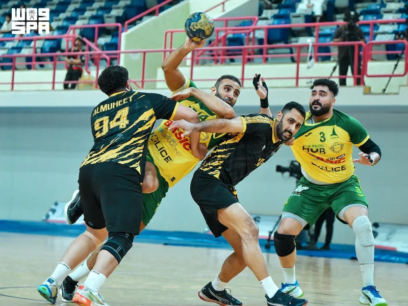 Al-Qadsiah top Saudi handball league after 32-22 win; Mudhar and Al-Khaleej keep winning