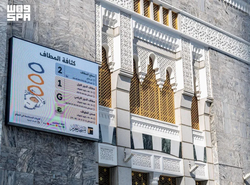 Mescid-i Haram'da metaf ve mesadaki yoğunluk artık önceden canlı izlenebiliyor